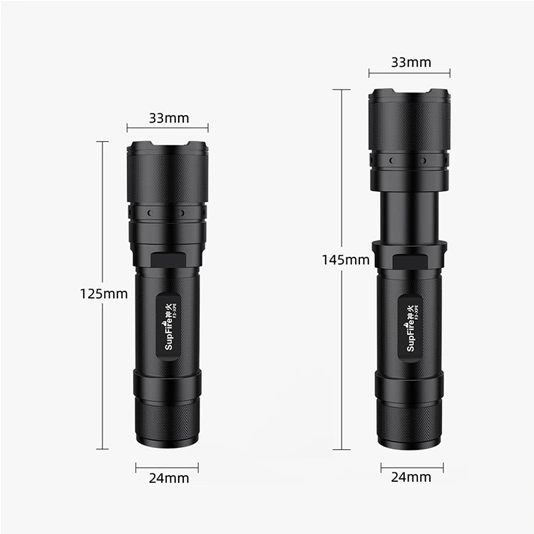SUPERFIRE F3-XPE 260 lümen cep taktik el feneri