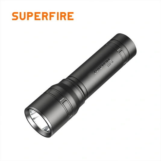 SUPERFIRE S33-A 125 lümen Mini taktik el feneri USB şarj edilebilir