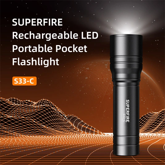 SUPERFIRE S33-C 209 lümen parlak taktik cep feneri