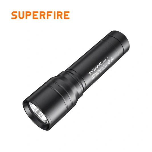 SUPERFIRE S33-C 209 lümen parlak taktik cep feneri