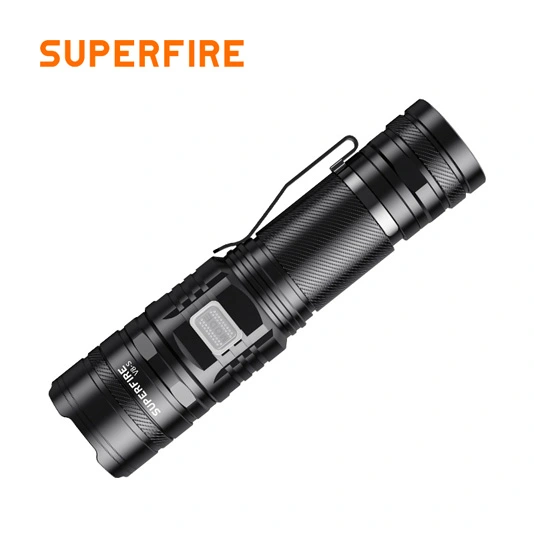 SUPERFIRE V8-S 2000 lümen taktik el feneri şarj edilebilir