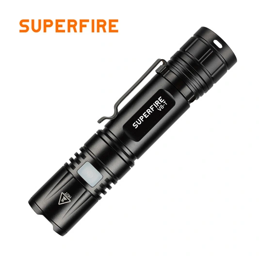 SUPERFIRE V8-T cep Zoom el feneri SOS meşale ışığı