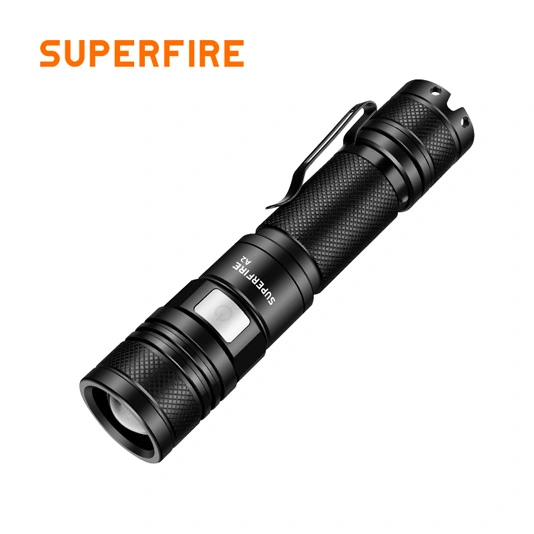 SUPERFIRE A2-P50 500 lümen Mini cep boyutunda el feneri