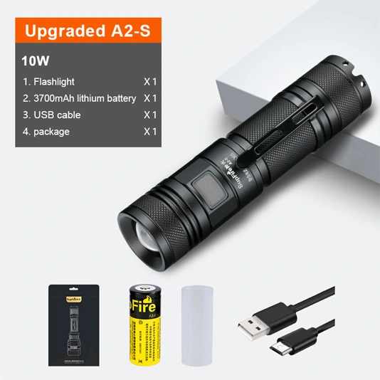 SUPERFIRE A2-S 800 lümen güç fenerleri