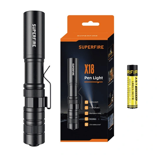 SUPERFIRE L28/X18 121 lümen kalem fenerleri