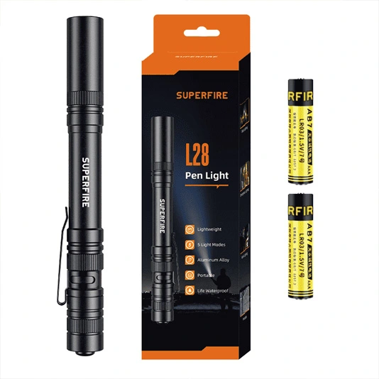 SUPERFIRE L28/X18 121 lümen kalem fenerleri