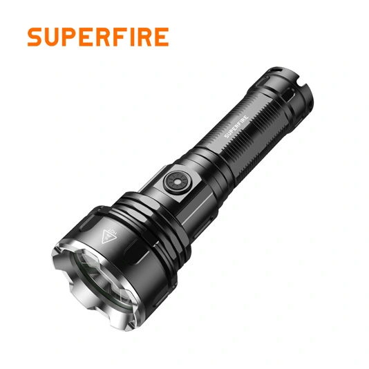 SUPERFIRE R3-P90 2000 lümen 36w güç bankası şarj edilebilir el feneri