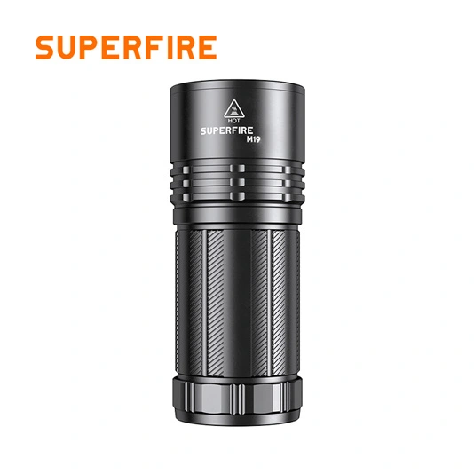SUPERFIRE M19 yakınlaştırılabilir uzun menzilli el feneri