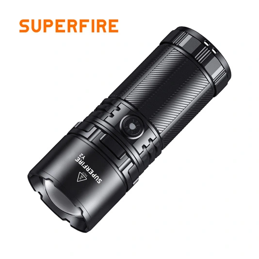 SUPERFIRE Y2 1355 lümen yüksek güç uzun mesafe el feneri şarj edilebilir