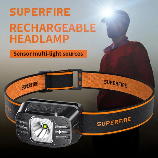 SUPERFIRE HL75 serisi hareket sensörü başkanı Torch