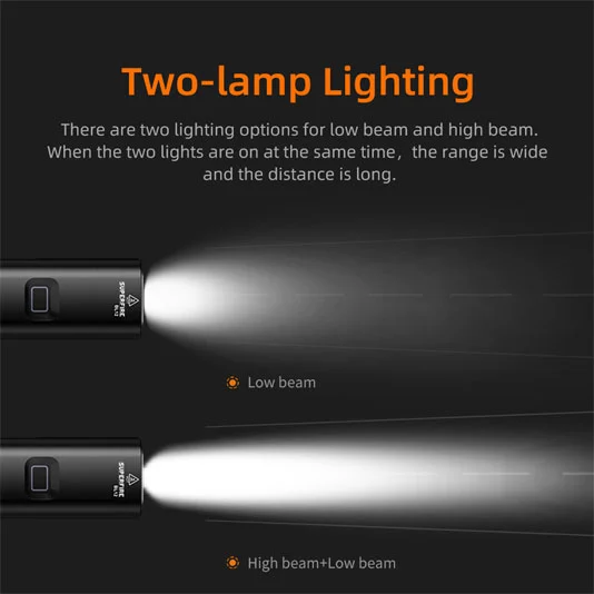 SUPERFIRE BL12 bisiklet LED far