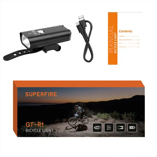 SUPERFIRE GT-R1 işın bisiklet farları