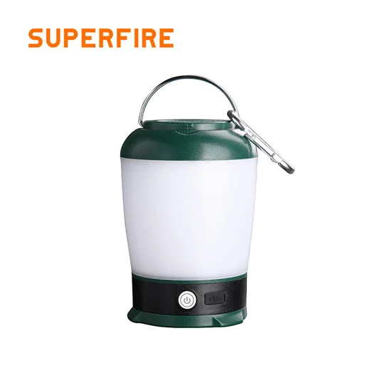 SUPERFIRE 18650 USB LED kamp lambası