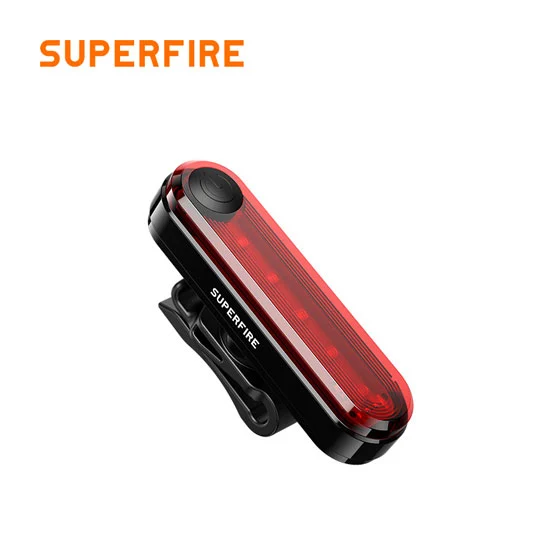 SUPERFIRE BTL01 şarj edilebilir bisiklet kuyruk lambası