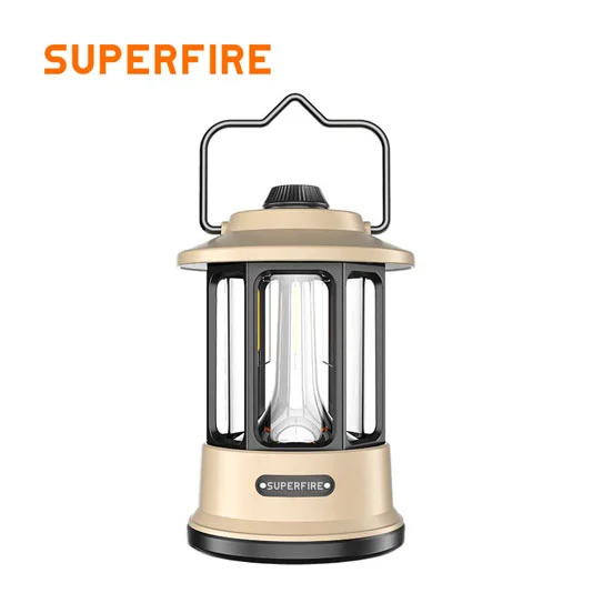 Elektrik kesintisi için SUPERFIRE T35 şarj edilebilir acil LED fener