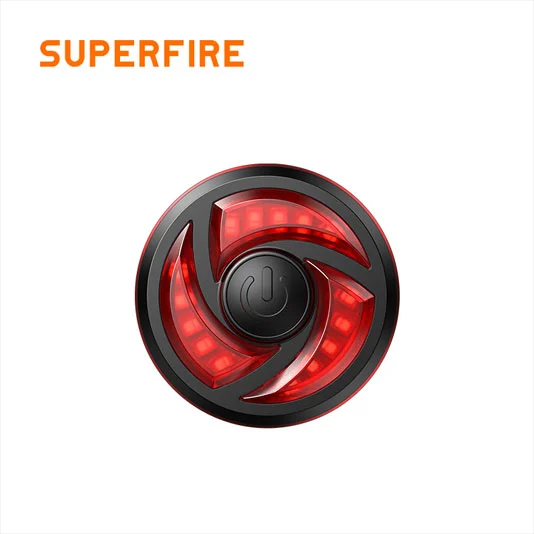 SUPERFIRE BTL02 su geçirmez akıllı bisiklet kuyruk işık