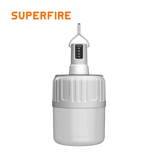 SUPERFIRE T26-S güneş şarj edilebilir LED kamp fener işık