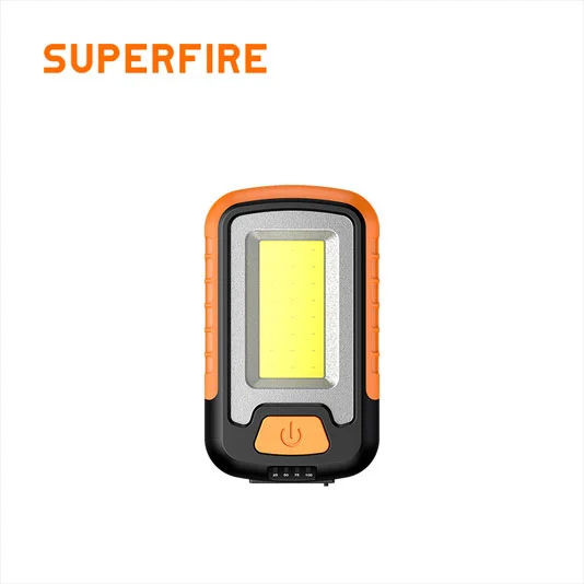 SUPERFIRE G21 şarj edilebilir COB su geçirmez Mini taşınabilir LED İş işık
