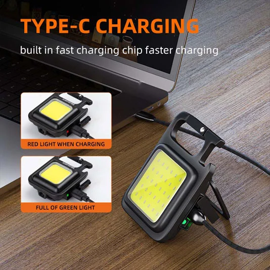SUPERFIRE MX16 COB anahtarlık çalışma ışığı
