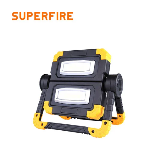 SUPERFIRE G7 güç sanayi şarj edilebilir COB su geçirmez LED taşınabilir çalışma ışığı