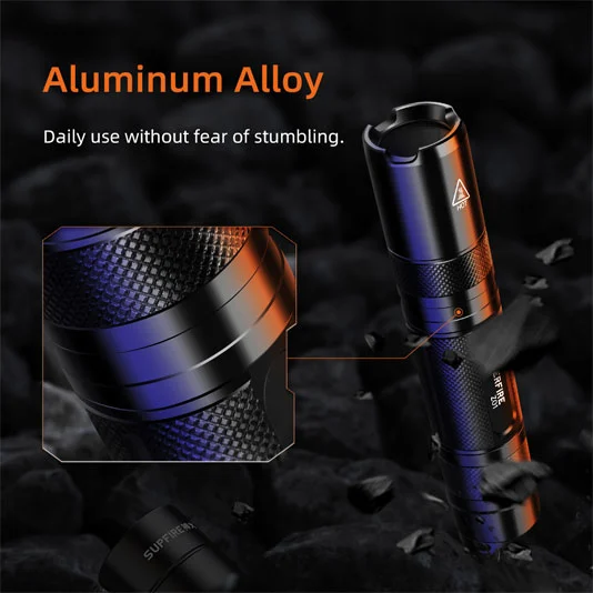 SUPERFIRE Z01 şarj edilebilir 365nm UV meşale