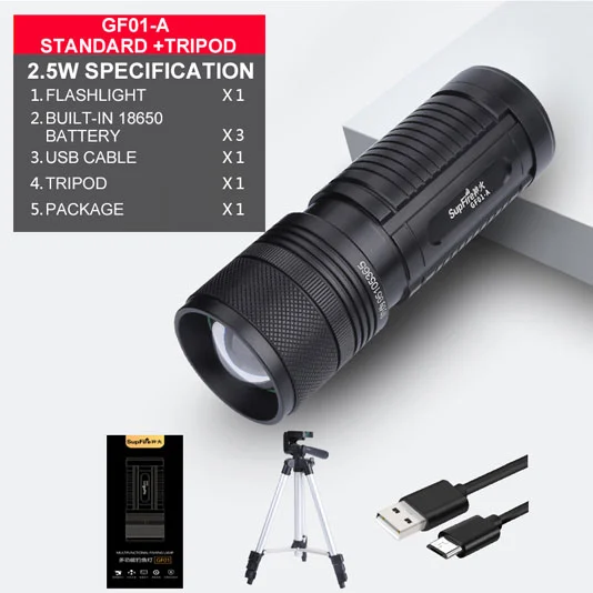 SUPERFIRE GF01 balıkçılık el feneri