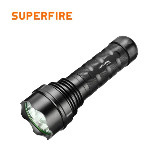 SUPERFIRE 24W 1600 lümen Xenon el feneri sakladı
