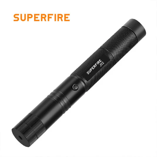 Lazer Pointer ile SUPERFIRE J02 küçük LED şarj edilebilir el feneri