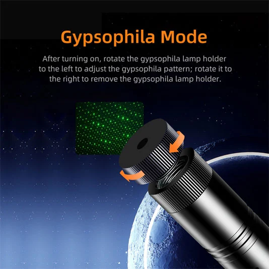 Lazer Pointer ile SUPERFIRE J02 küçük LED şarj edilebilir el feneri