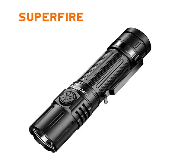 SUPERFIRE A20 1700 lümen taktik süper parlak taktik LED el feneri