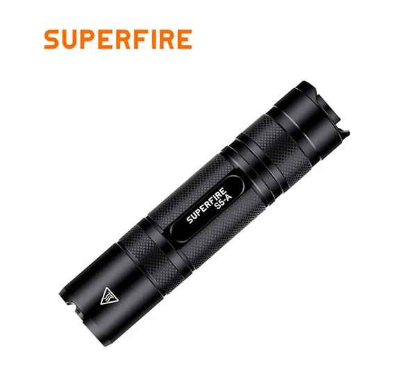 SUPERFIRE S5-A 300 lümen Mini şarj edilebilir taktik el feneri