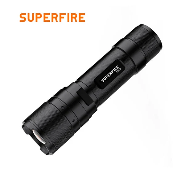 SUPERFIRE F3-L2 570 lümen teleskop LED Torch taktik el feneri