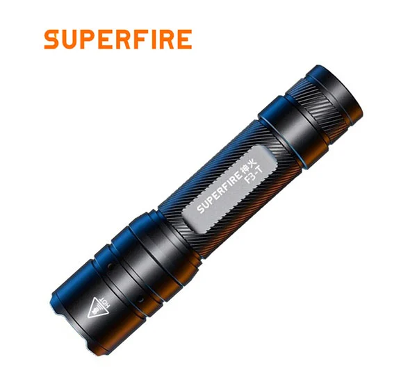 SUPERFIRE F3-T 600 lümen teleskopik Zoom el feneri taktik