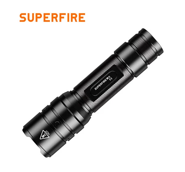 SUPERFIRE F3 530 lümen şarj edilebilir zumlanabilir taktik el feneri