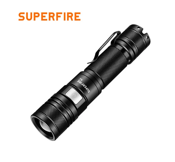SUPERFIRE A2-P50 500 lümen Mini cep boyutunda el feneri