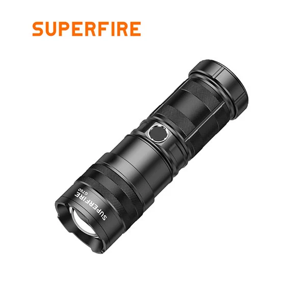 SUPERFIRE GT60 1680 lümen yakınlaştırma yüksek güç el feneri