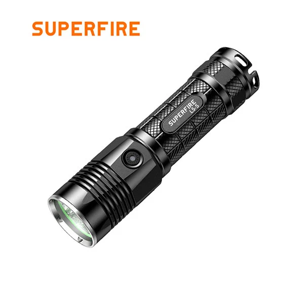 SUPERFIRE L5-S P50 900 lümen özel 26650 LED el feneri