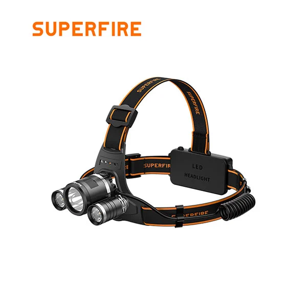 SUPERFIRE HL33 500 lümen 18650 şarj edilebilir far