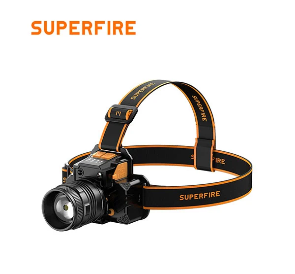 SUPERFIRE HL58 şarj edilebilir yakınlaştırma far