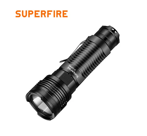 SUPERFIRE R3-P90 2000 lümen 36w güç bankası şarj edilebilir el feneri