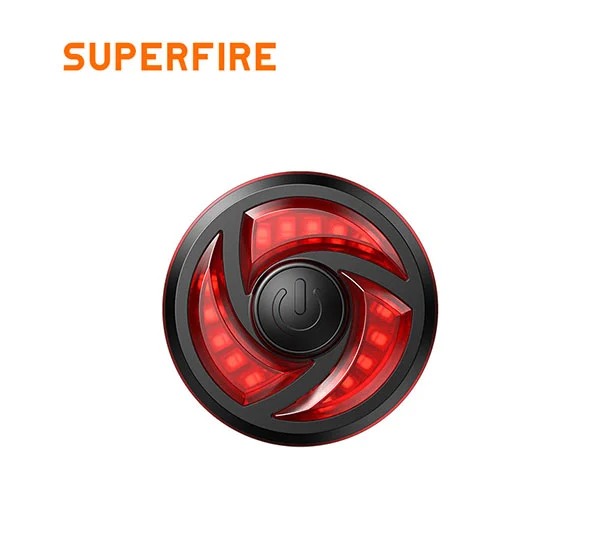 SUPERFIRE BTL02 su geçirmez akıllı bisiklet kuyruk işık