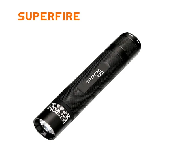 SUPERFIRE EP01 Mini kendinden güvenli LED el feneri şarj edilebilir ve patlamaya dayanıklı