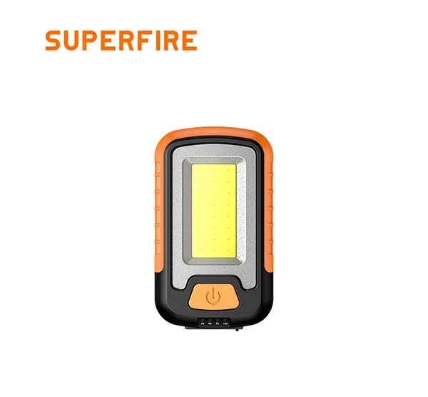 SUPERFIRE G21 şarj edilebilir COB su geçirmez Mini taşınabilir LED İş işık
