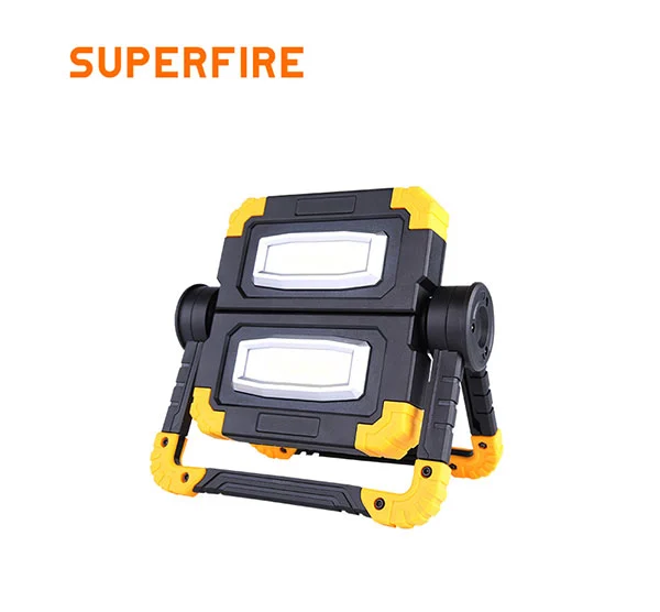 SUPERFIRE G7 güç sanayi şarj edilebilir COB su geçirmez LED taşınabilir çalışma ışığı