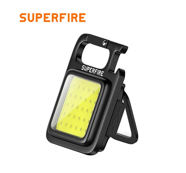 SUPERFIRE MX16 COB anahtarlık çalışma ışığı