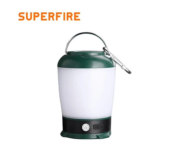 SUPERFIRE 18650 USB LED kamp lambası