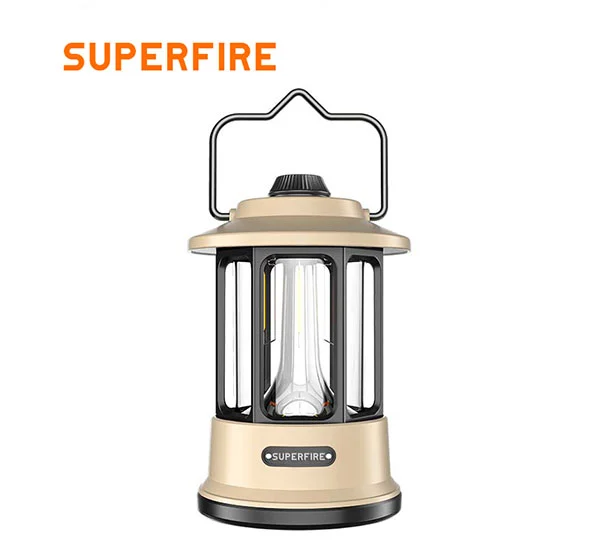Elektrik kesintisi için SUPERFIRE T35 şarj edilebilir acil LED fener