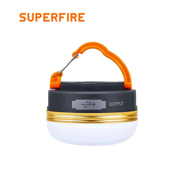 SUPERFIRE T60/T60-A güç bankası kamp ışığı