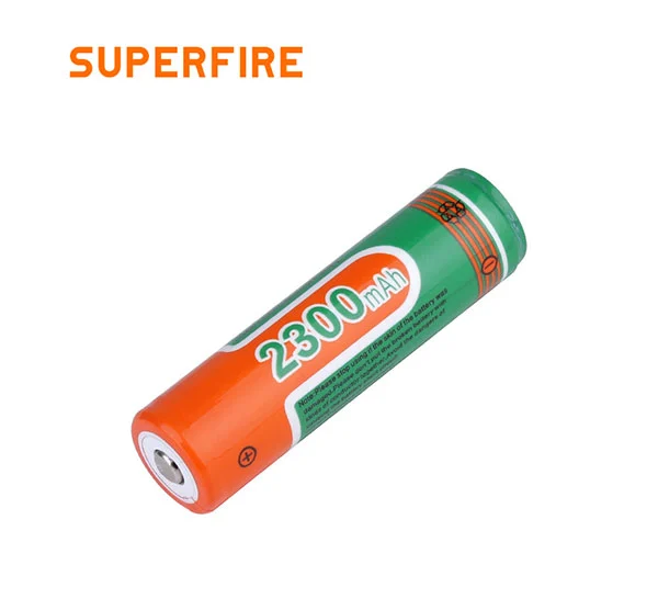 SUPERFIRE AB3-S 2300mAh 18650 3.7 V Li Ion şarj edilebilir pil