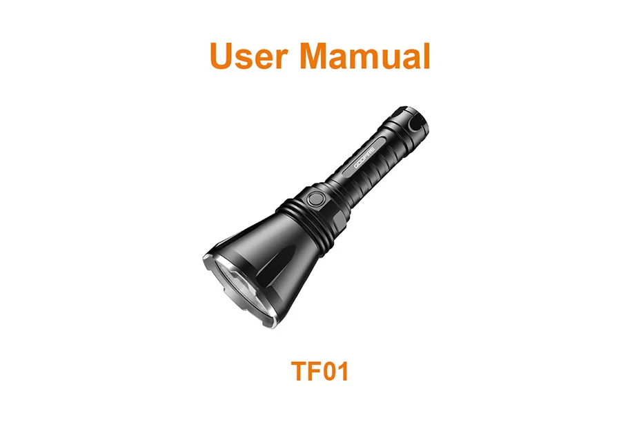 TF01 kullanıcı Manualstrong ışık uzun atış